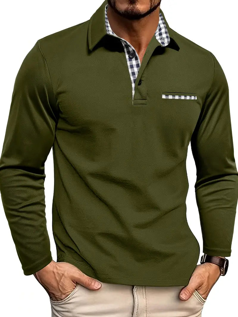 Piter - Langärmliges Poloshirt