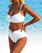 Robin | Eleganter Bikini mit Metallakzenten