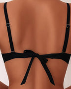 Lois | Stylish Back-Cutout Bikini Set