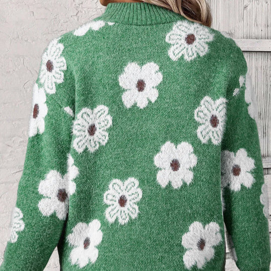 BLOOM | Pullover mit Reißverschluss-Kragen