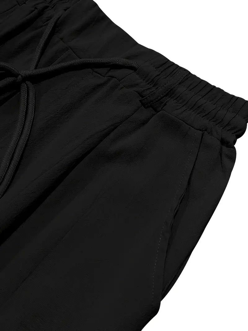 NICHOLS | Oversized Linen Pants with Drawstring