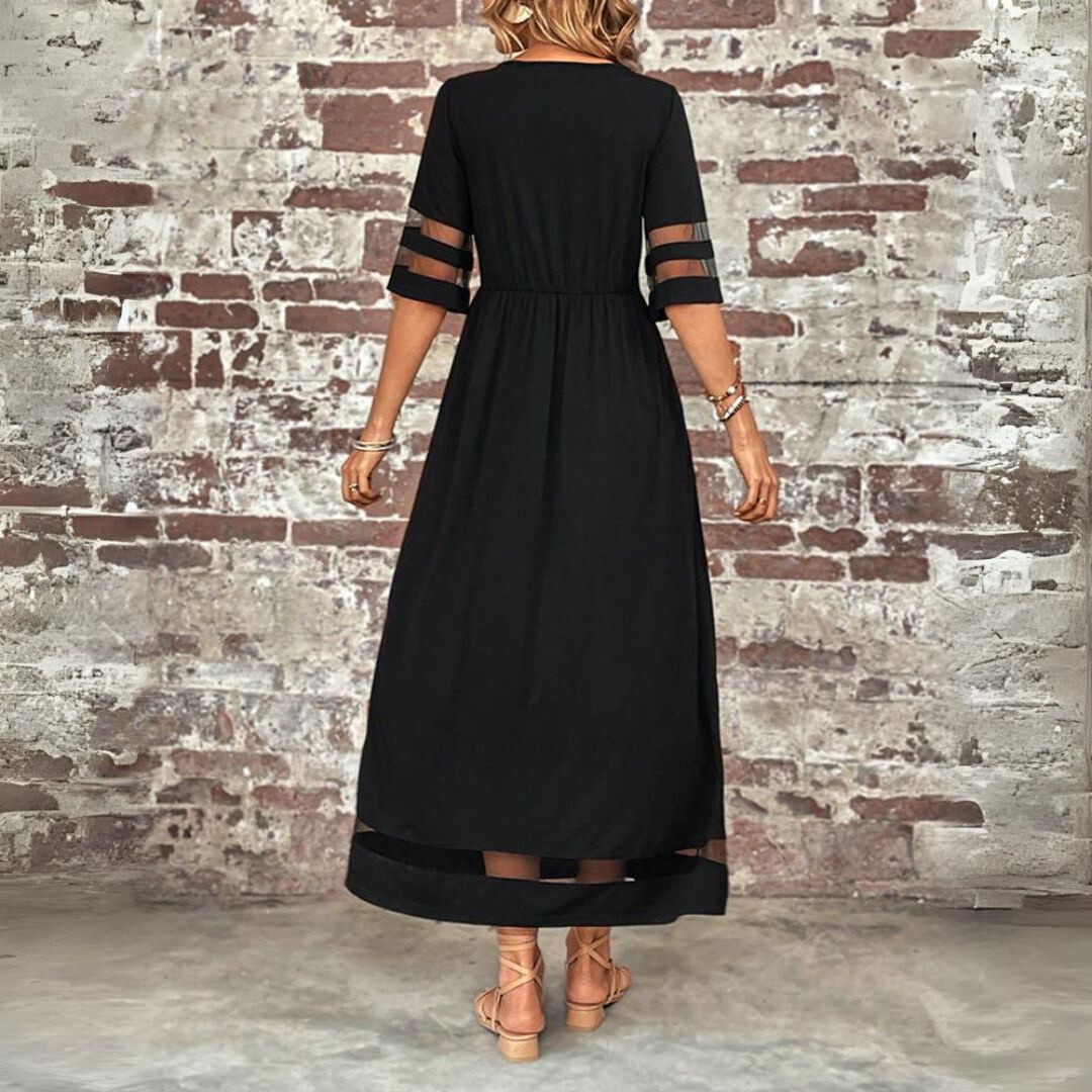 Aubrey™ – Figurbetonendes Midi-Kleid mit Bauchbedeckung" 

Rewritten: "Aubrey™ – Midi-Kleid mit figurbetonendem Schnitt und Bauchbedeckung