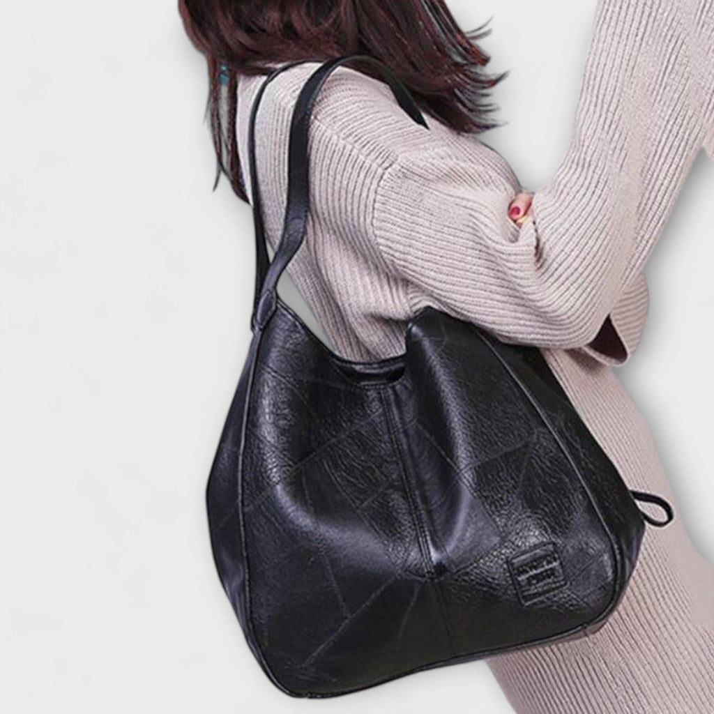 Olivia - Klassische Vintage-Ledertasche