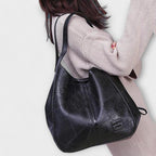 Olivia - Klassische Vintage-Ledertasche