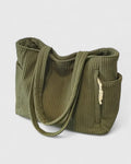 Liorane | Elegante Ripp-Tasche mit Kordelverzierungen