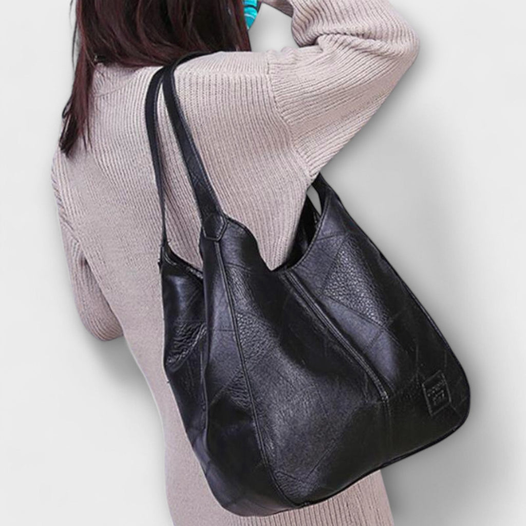 Olivia - Klassische Vintage-Ledertasche