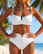 Robin | Eleganter Bikini mit Metallakzenten