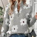 BLOOM | Pullover mit Reißverschluss-Kragen