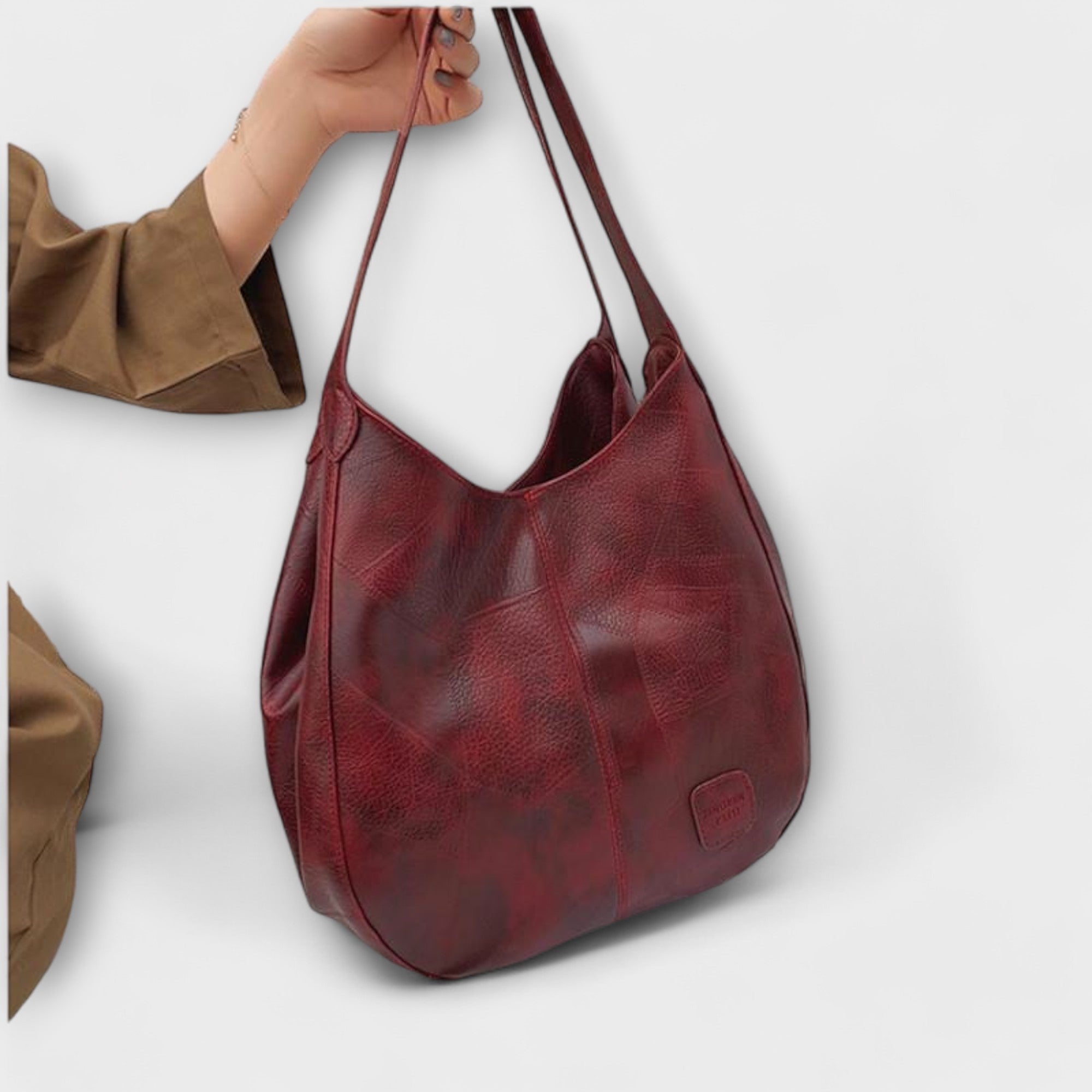 Olivia - Klassische Vintage-Ledertasche