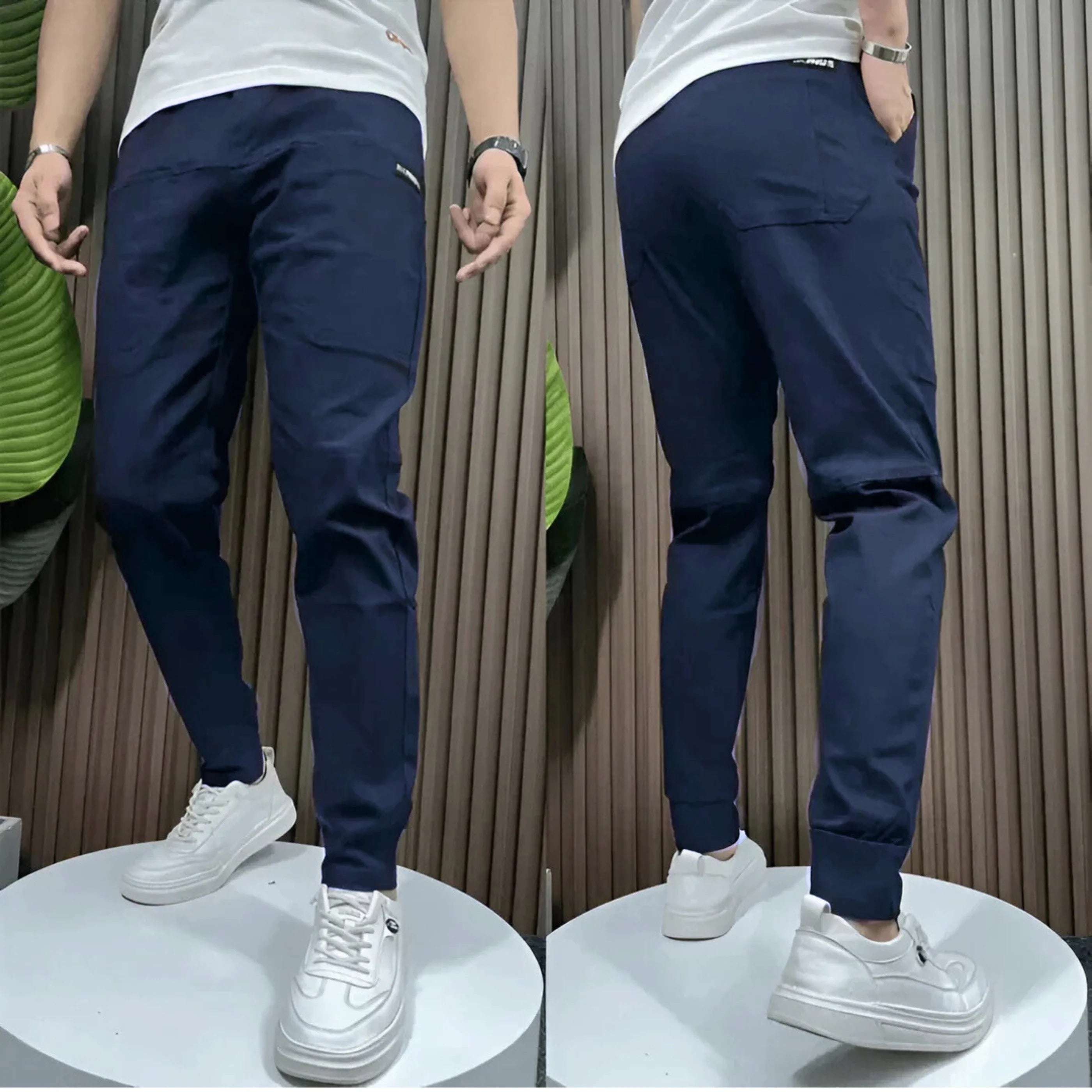 Tommaso | Premium Elastic Cargo Pants