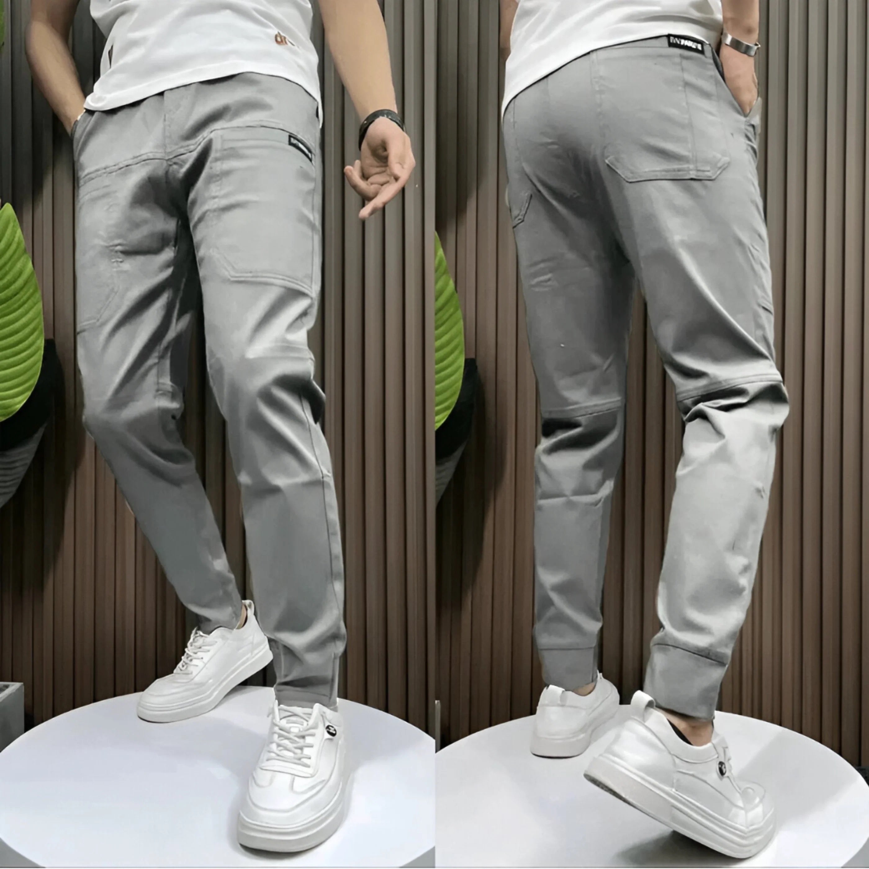 Tommaso | Premium Elastic Cargo Pants