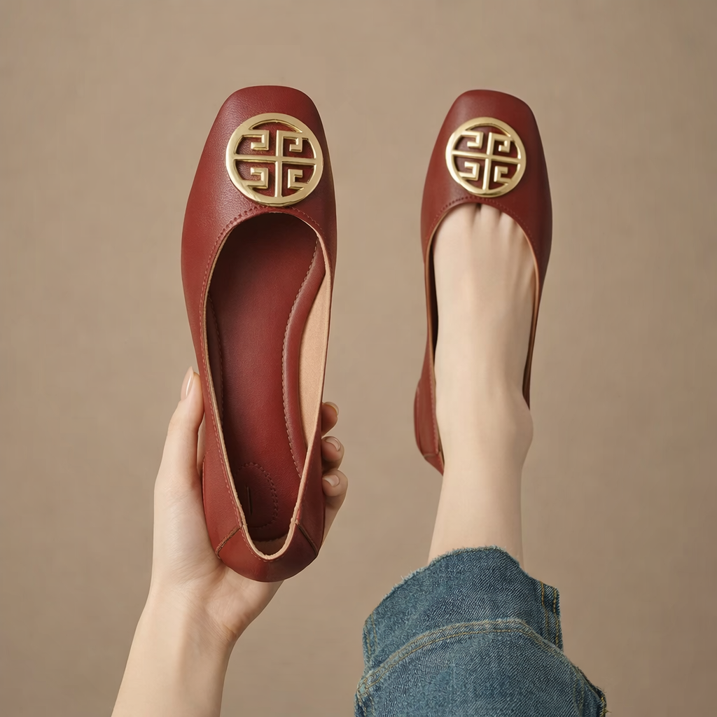 Obstgarten Leather Flats