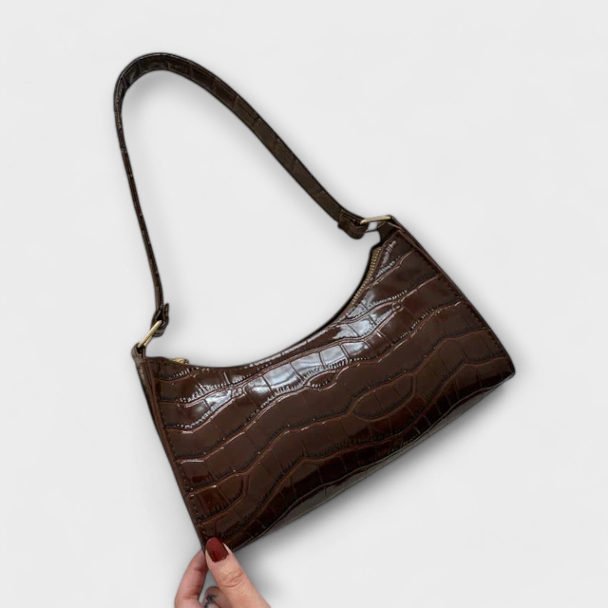 Olivia - Strahlende Ledertasche