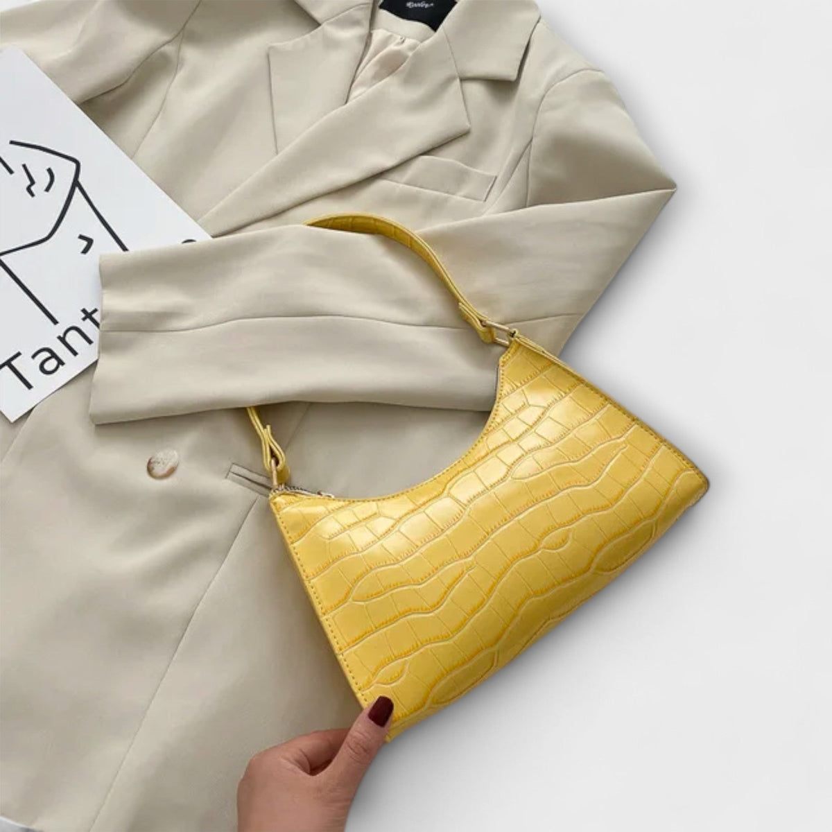 Olivia - Strahlende Ledertasche