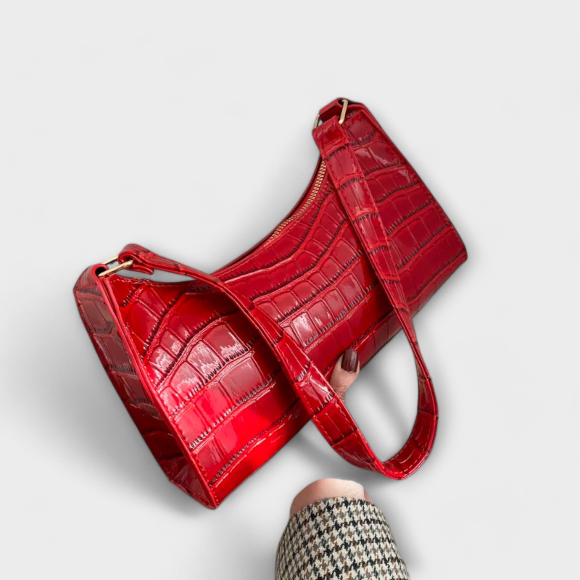 Olivia - Strahlende Ledertasche