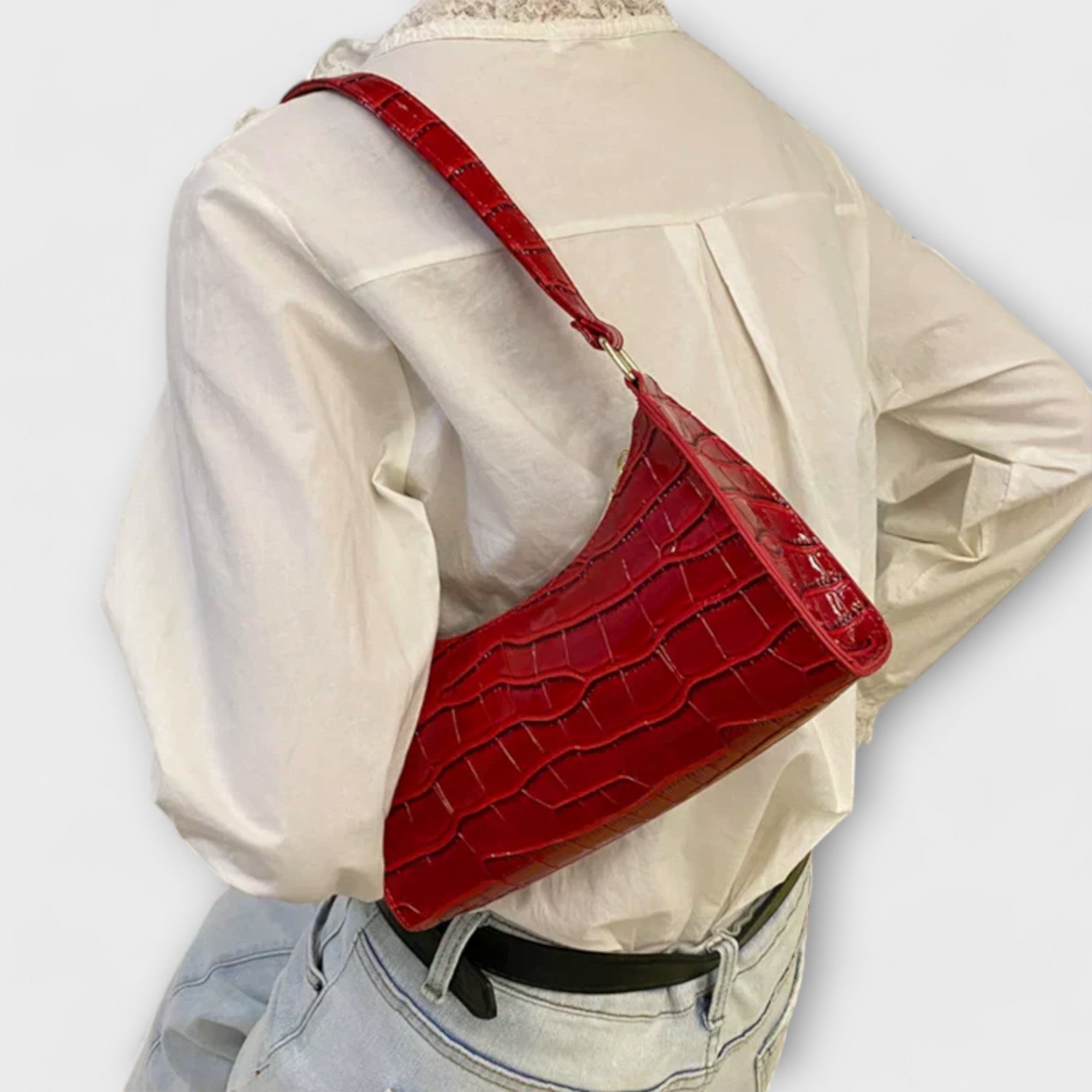 Olivia - Strahlende Ledertasche