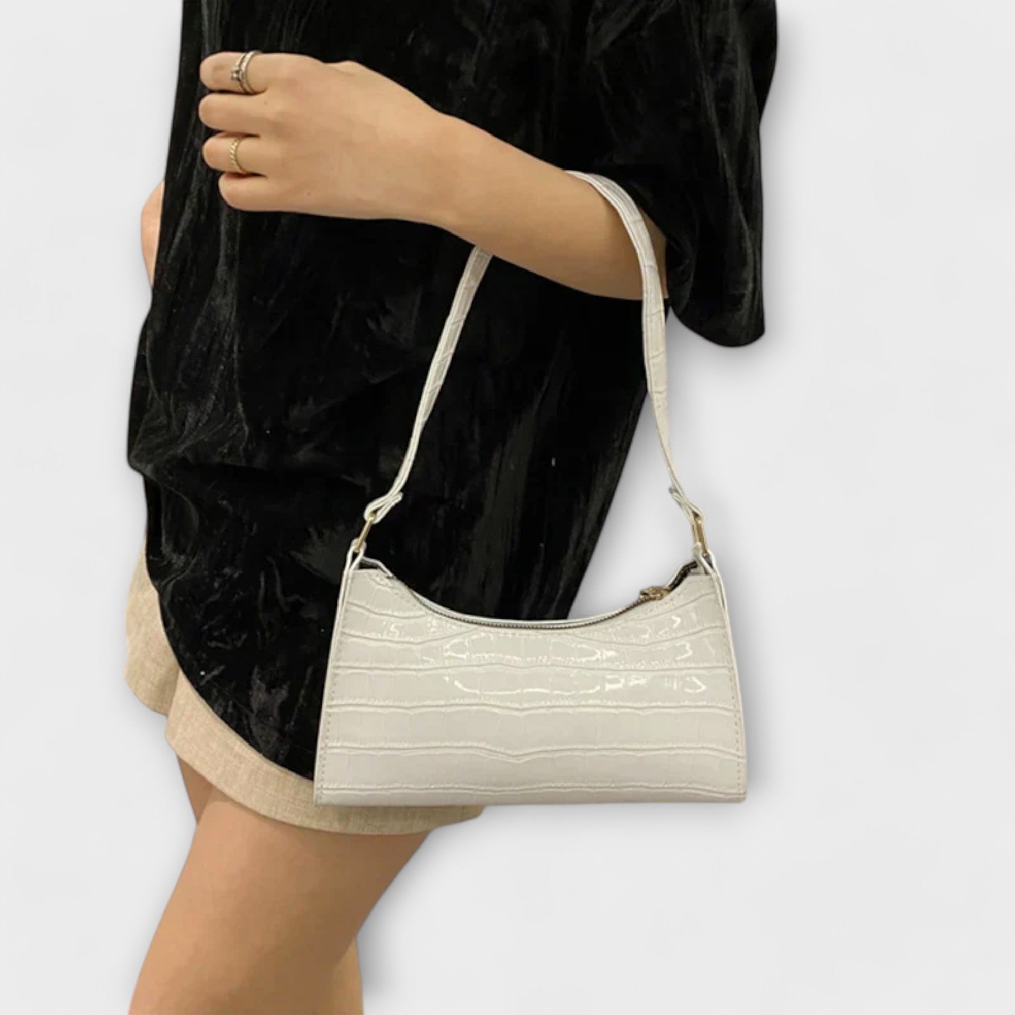 Olivia - Strahlende Ledertasche