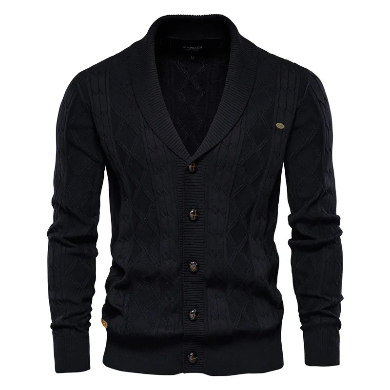 Waldemar | Herren Strickjacke mit Knopfleiste