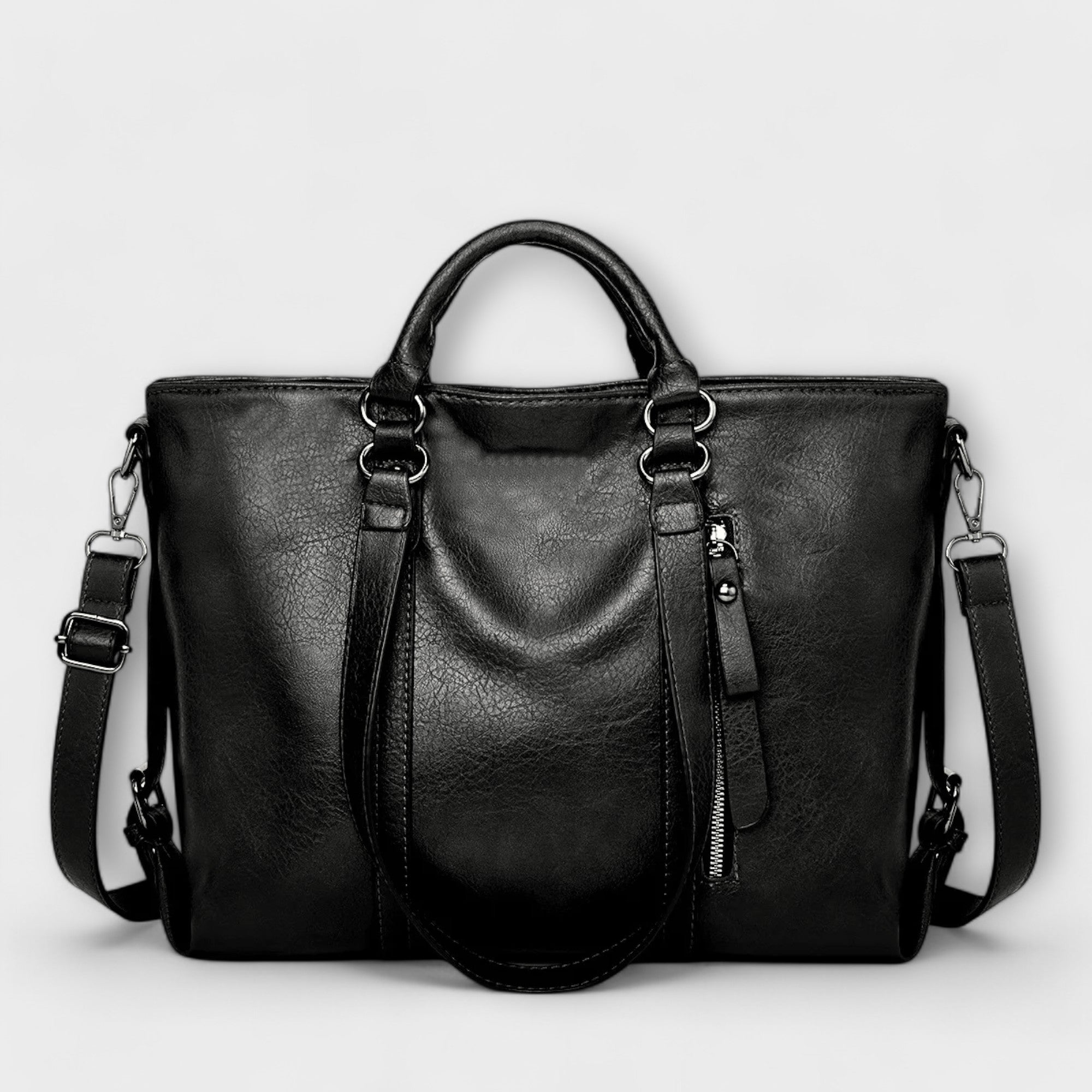 Olivia - Geräumige Lederhandtasche