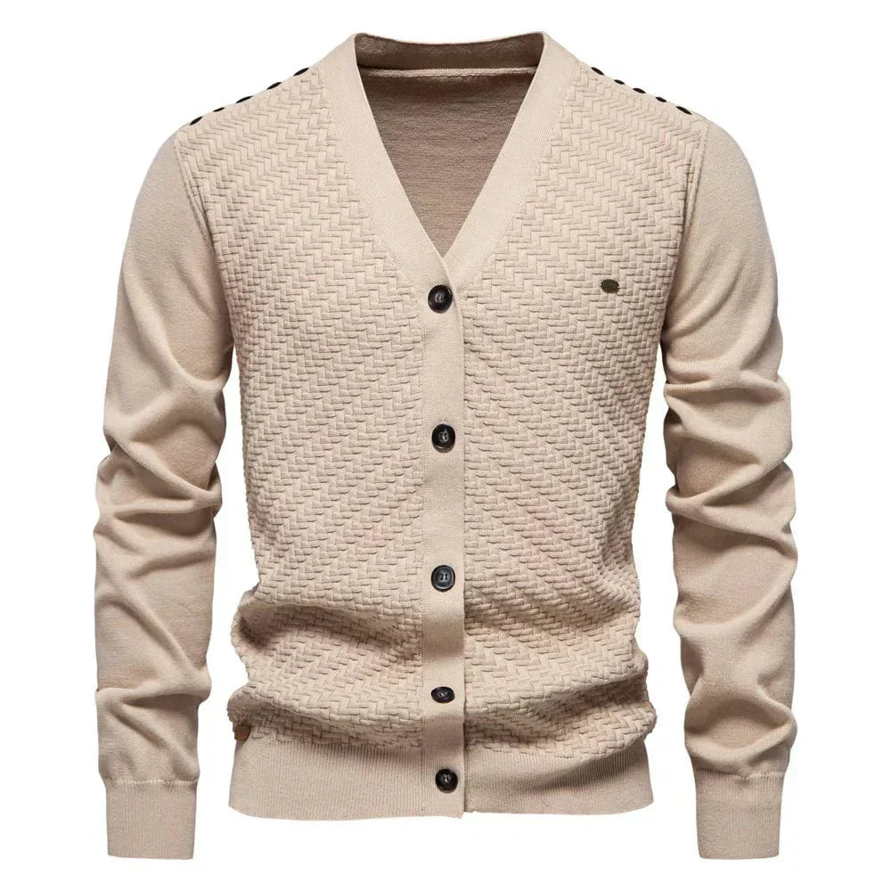 Schneider | V-Ausschnitt Herren Cardigan in warmer Ausführung