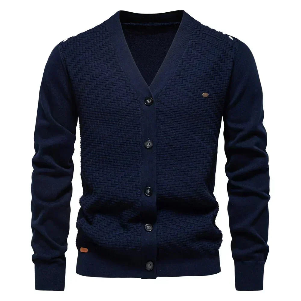 Schneider | V-Ausschnitt Herren Cardigan in warmer Ausführung