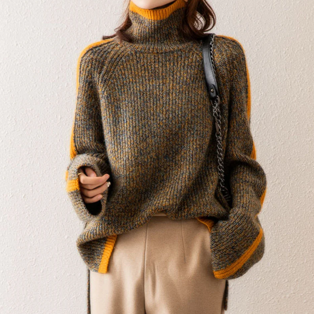 EVA I Rollkragen-Pullover