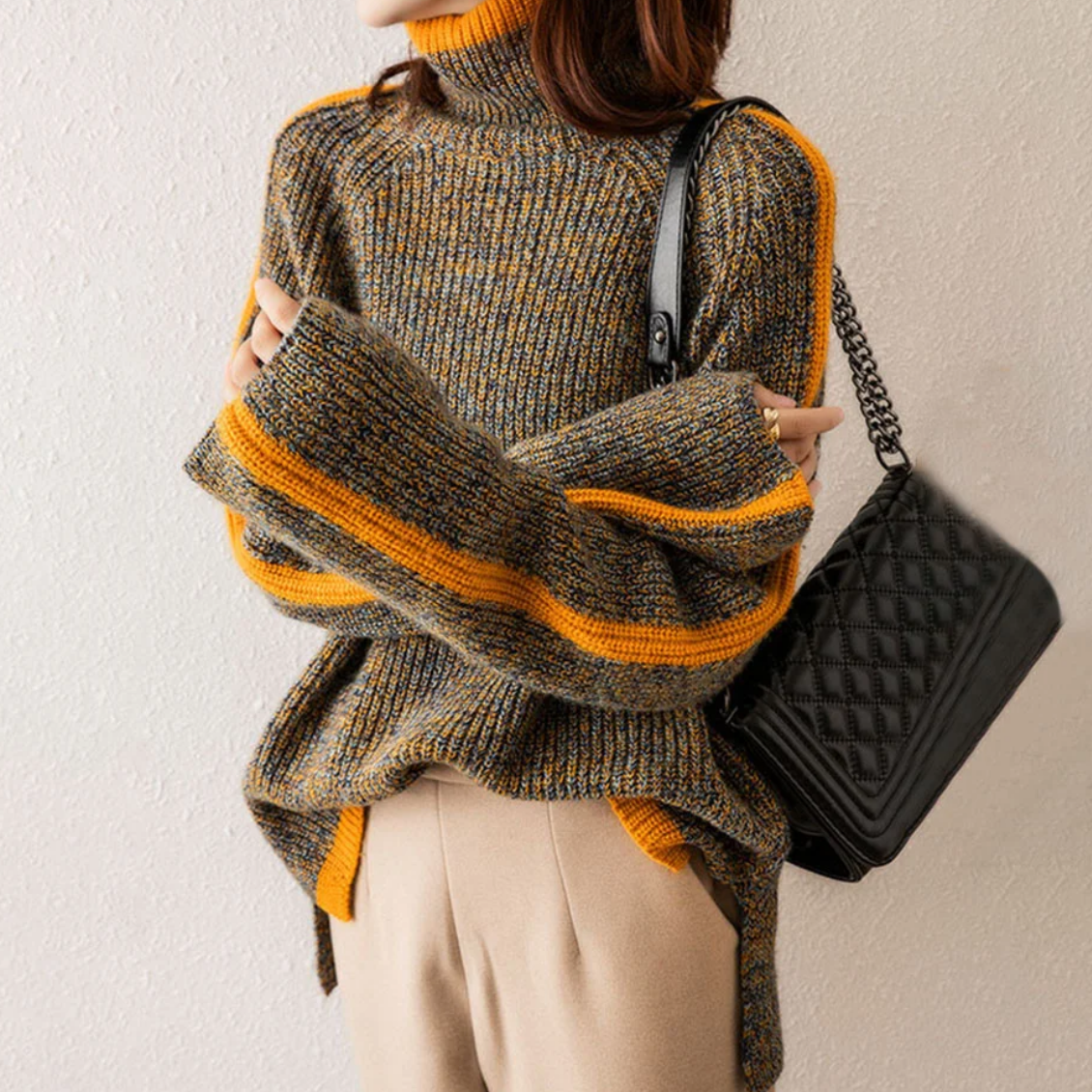 EVA I Rollkragen-Pullover
