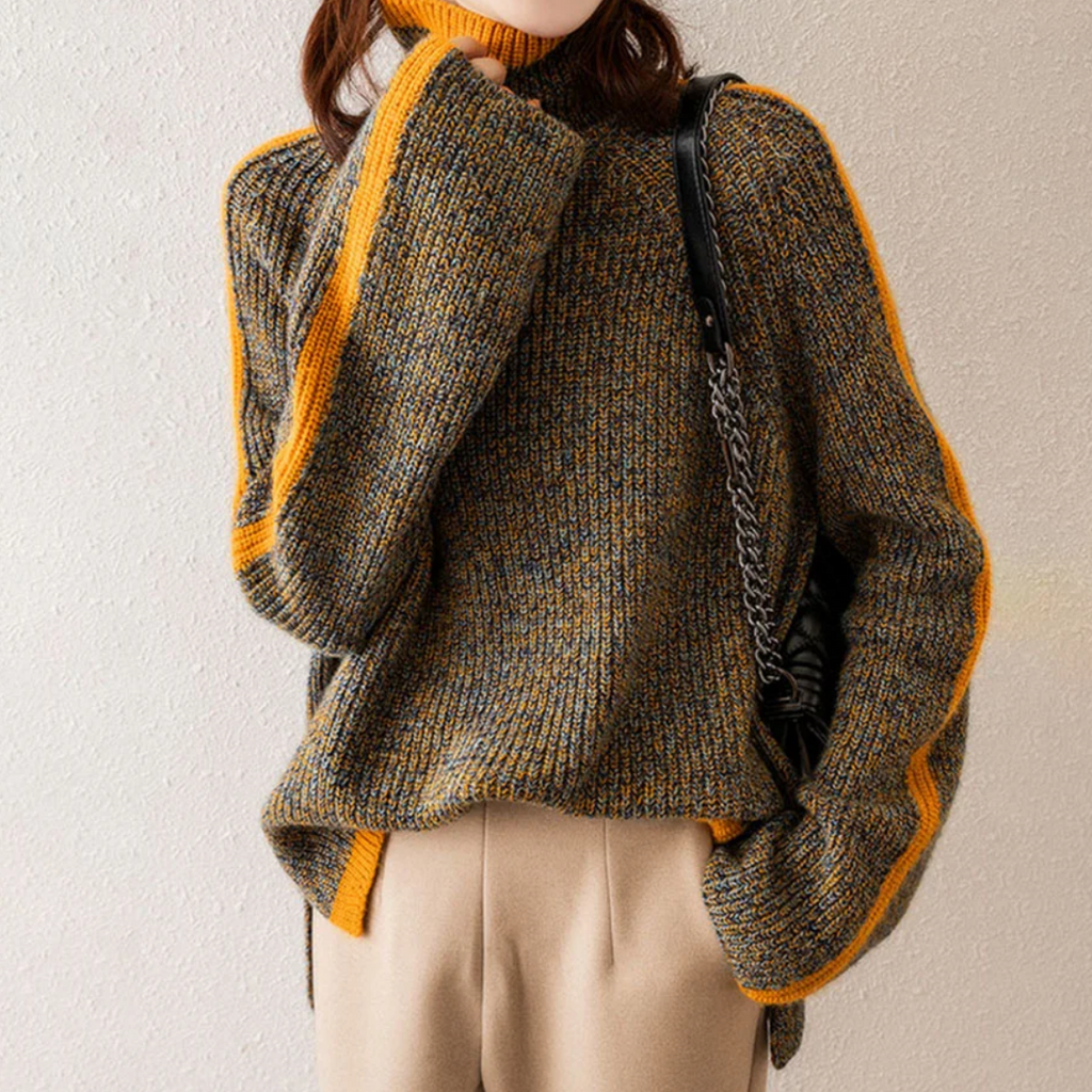 EVA I Rollkragen-Pullover