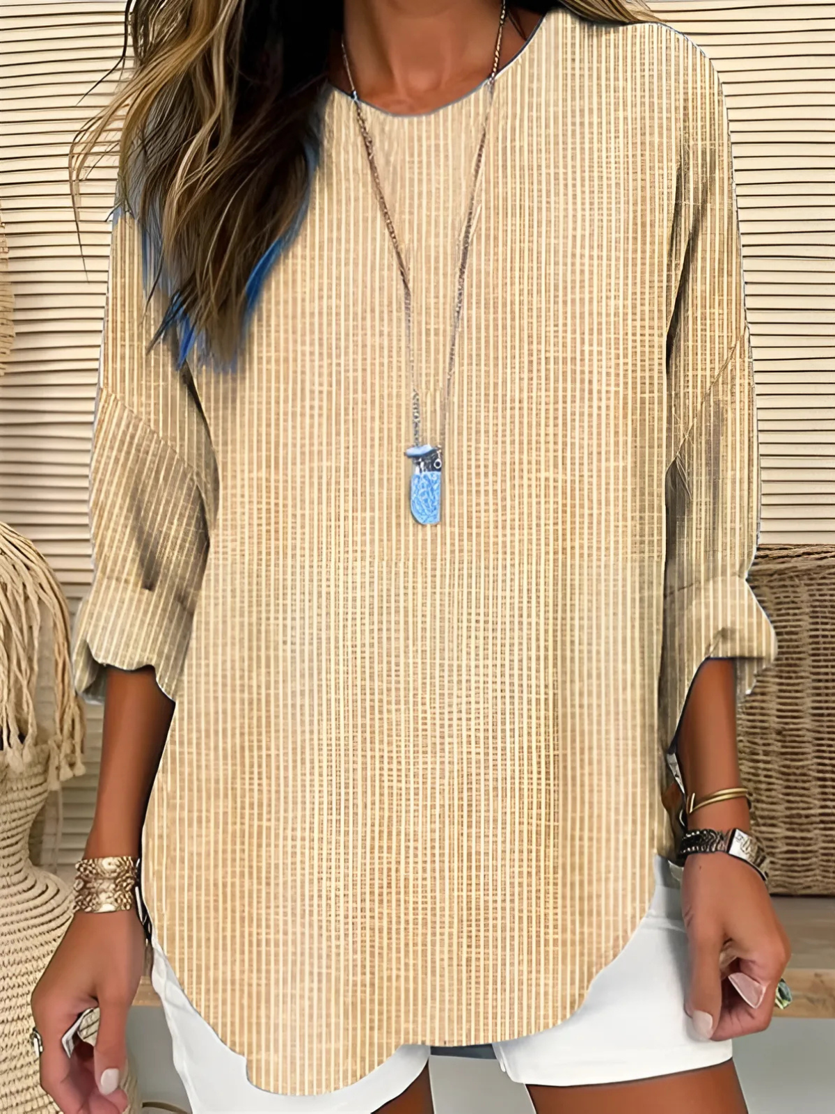 Olivia | Stylische gestreifte Bluse