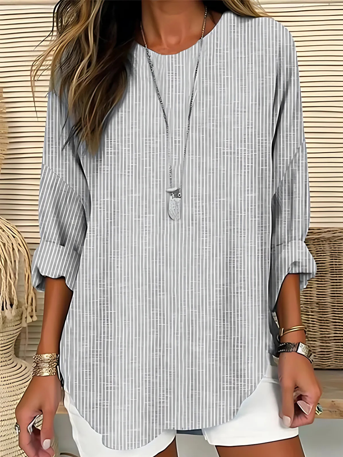 Olivia | Stylische gestreifte Bluse