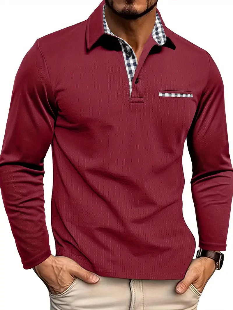 Piter - Langärmliges Poloshirt