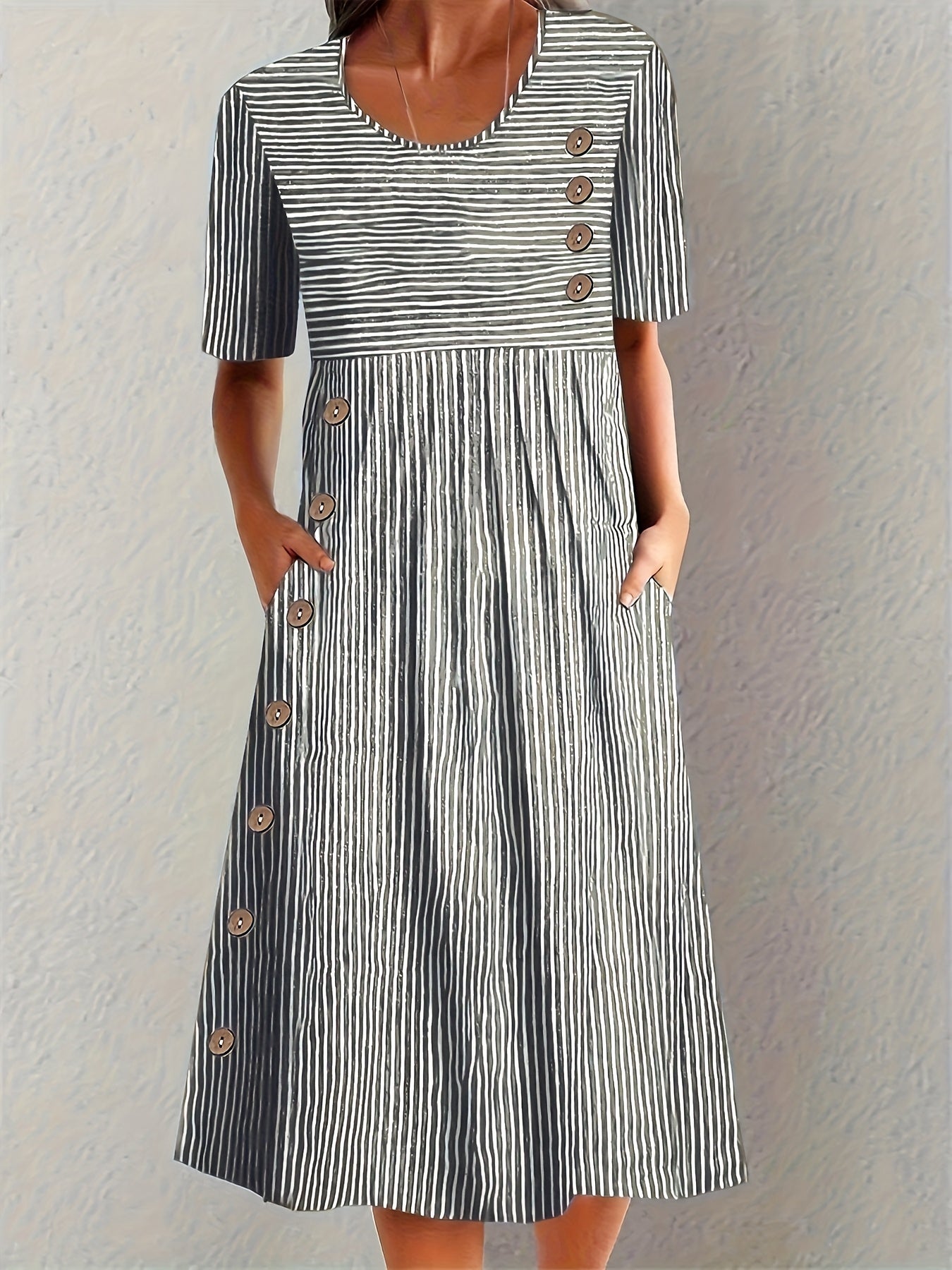 Sofia™ | Gestreiftes Sommerkleid für Damen