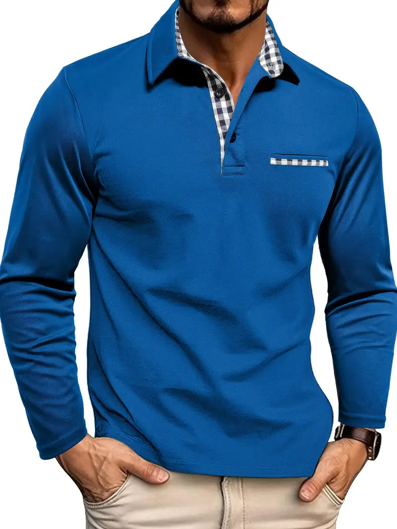 Piter - Langärmliges Poloshirt
