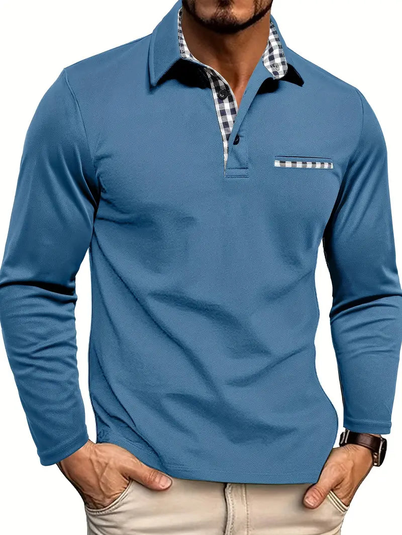 Piter - Langärmliges Poloshirt
