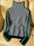Lindemann Atelier | Malou – Rollkragenpullover mit kontrastierenden Streifen