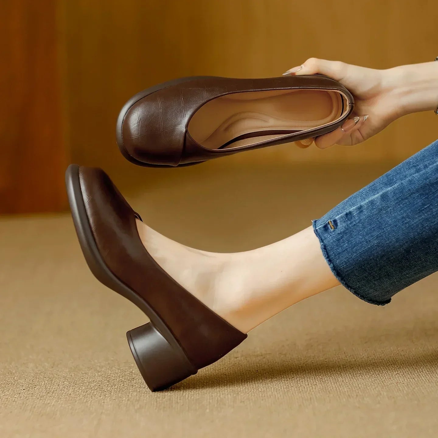 Christina Block-Heels