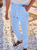 NICHOLS | Oversized Linen Pants with Drawstring