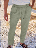 NICHOLS | Oversized Linen Pants with Drawstring