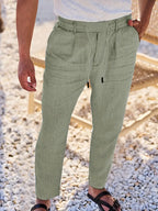 NICHOLS | Oversized Linen Pants with Drawstring
