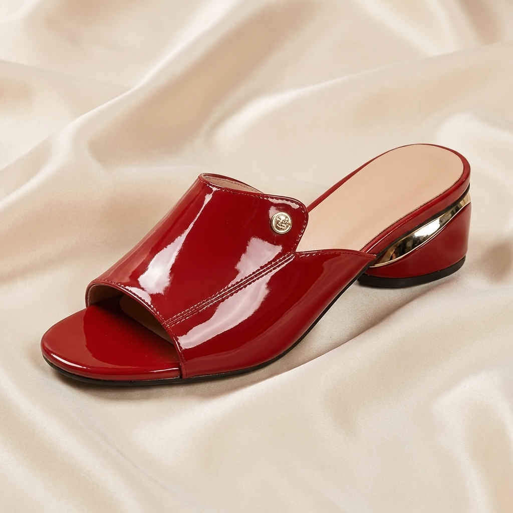 Sorella Glossy Slide Heels