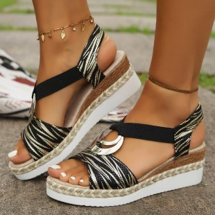 Jesse - Komfortable Ergonomische Keilabsatz-Sandalen
