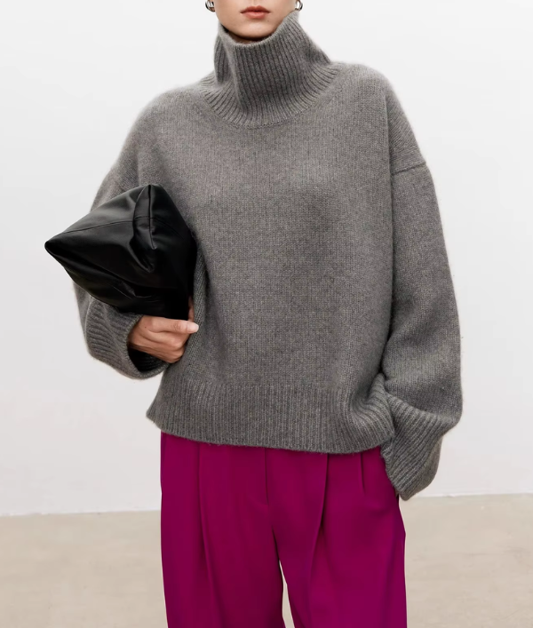 ELIANA I Pullover mit Stehkragen