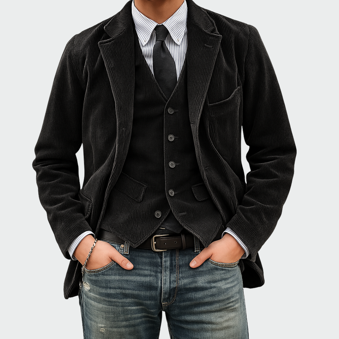 Ulf | Stilvolle Anzugjacke mit passender Weste