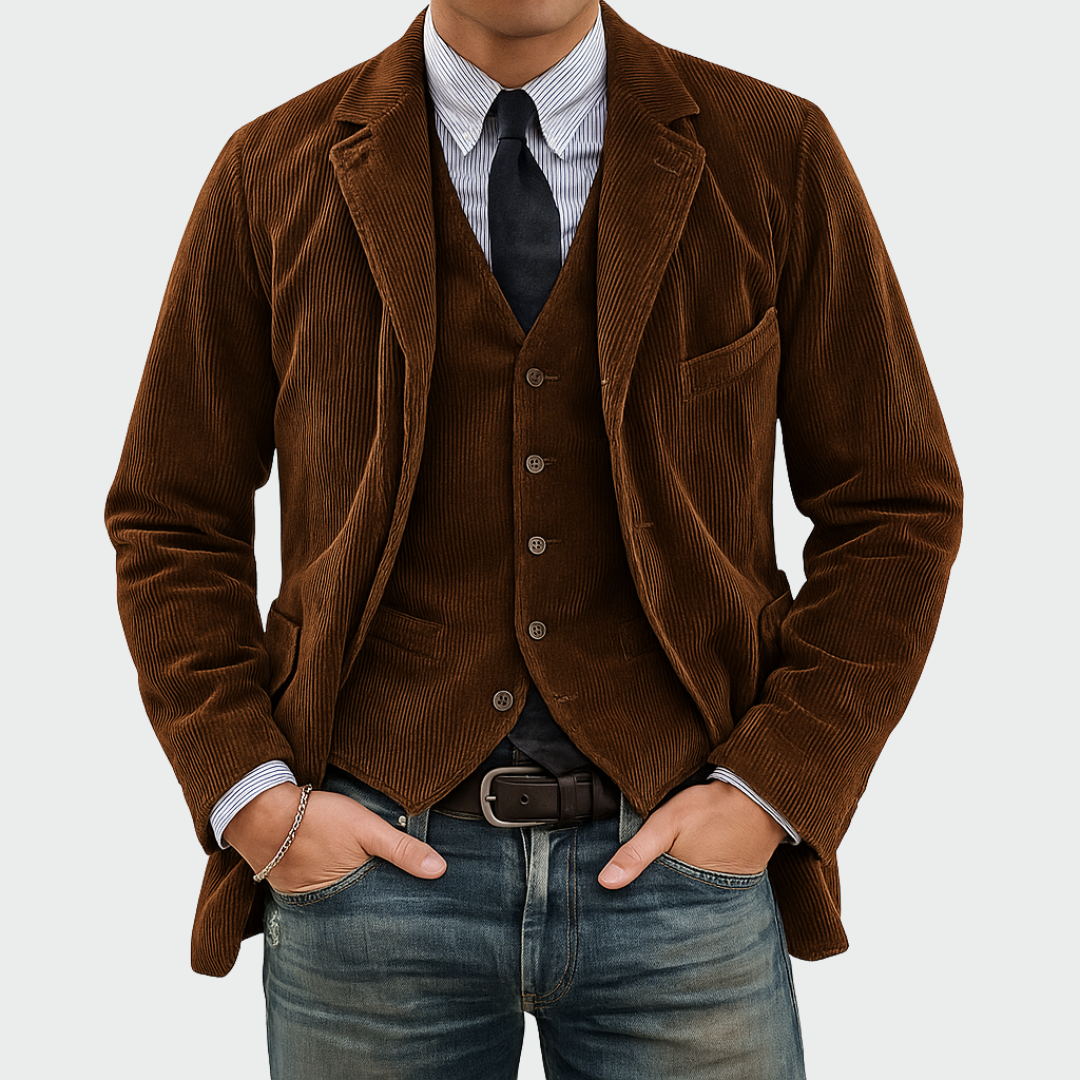 Ulf | Stilvolle Anzugjacke mit passender Weste
