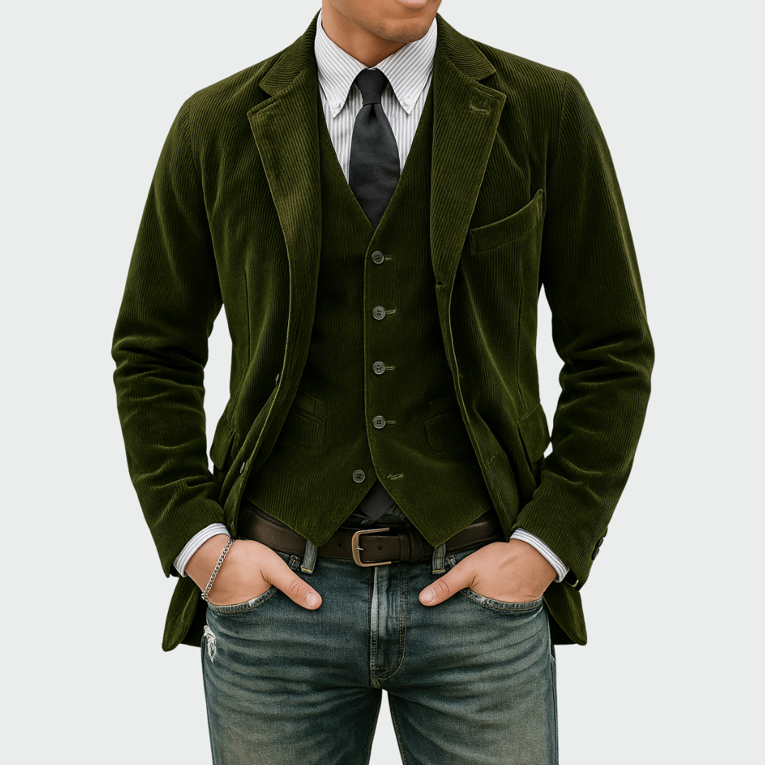Ulf | Stilvolle Anzugjacke mit passender Weste