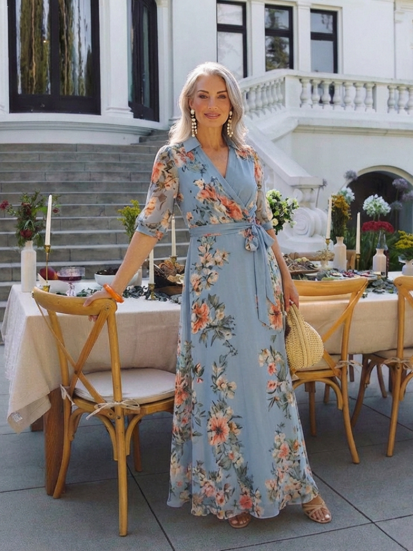 ELOWEN | Floral Maxi Dress